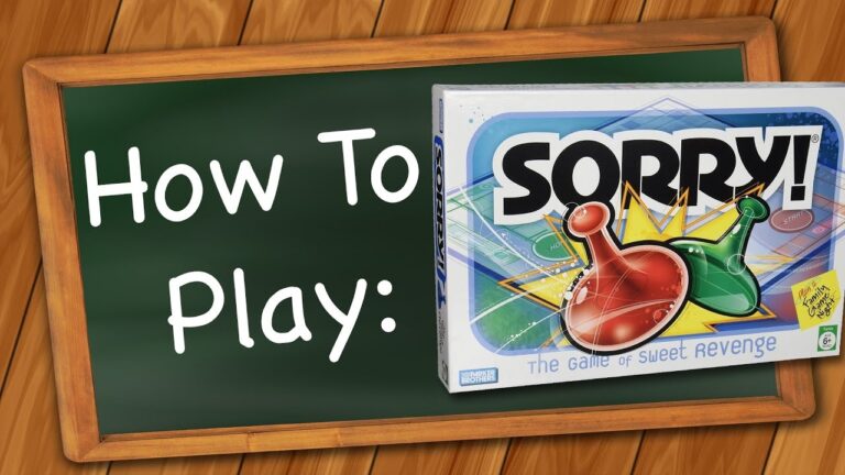 How To Play Sorry YouTube