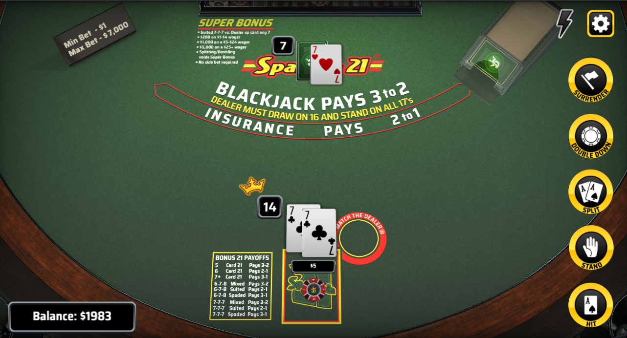 How To Play Spanish 21 Blackjack DraftKings Casino