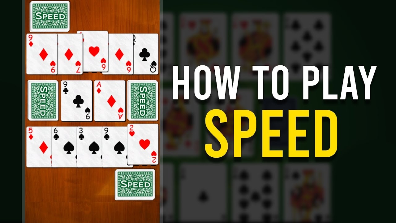 How To Play Speed Card Game Learn Speed Game Rules YouTube
