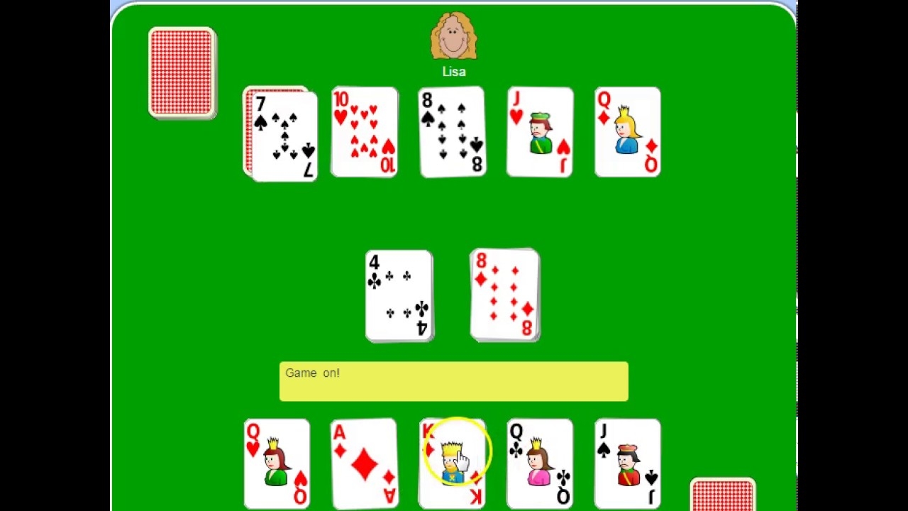 spit card game how to play