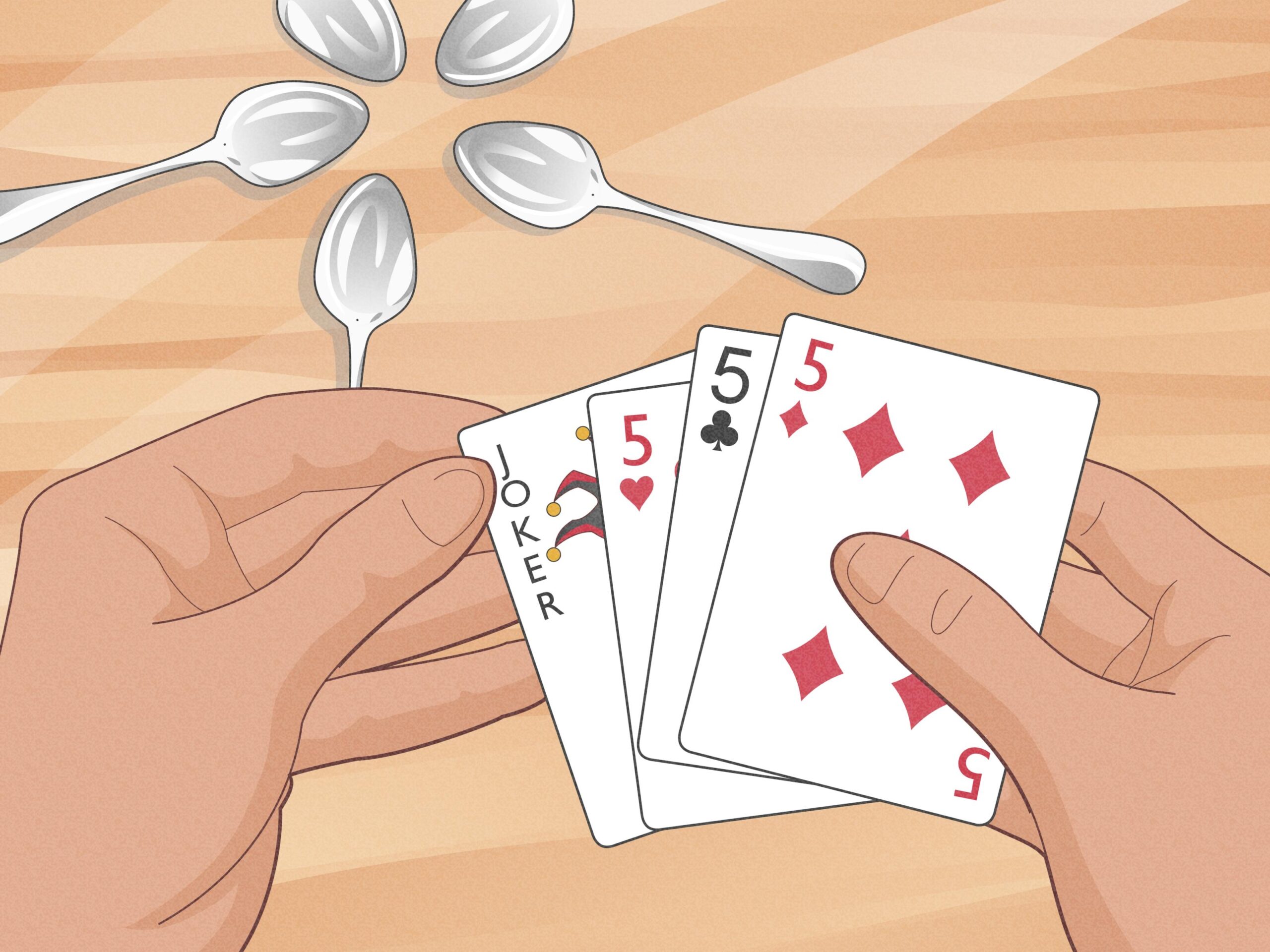How To Play Spoons Card Game Rules Variations