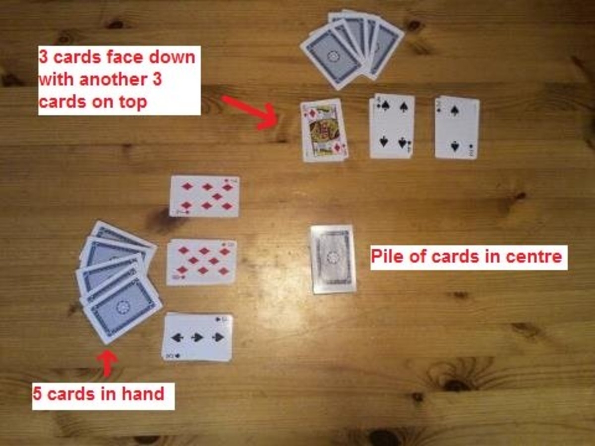 How To Play The Card Game Called Bastard Also Known As Shithead Shed Palace Or Karma HubPages