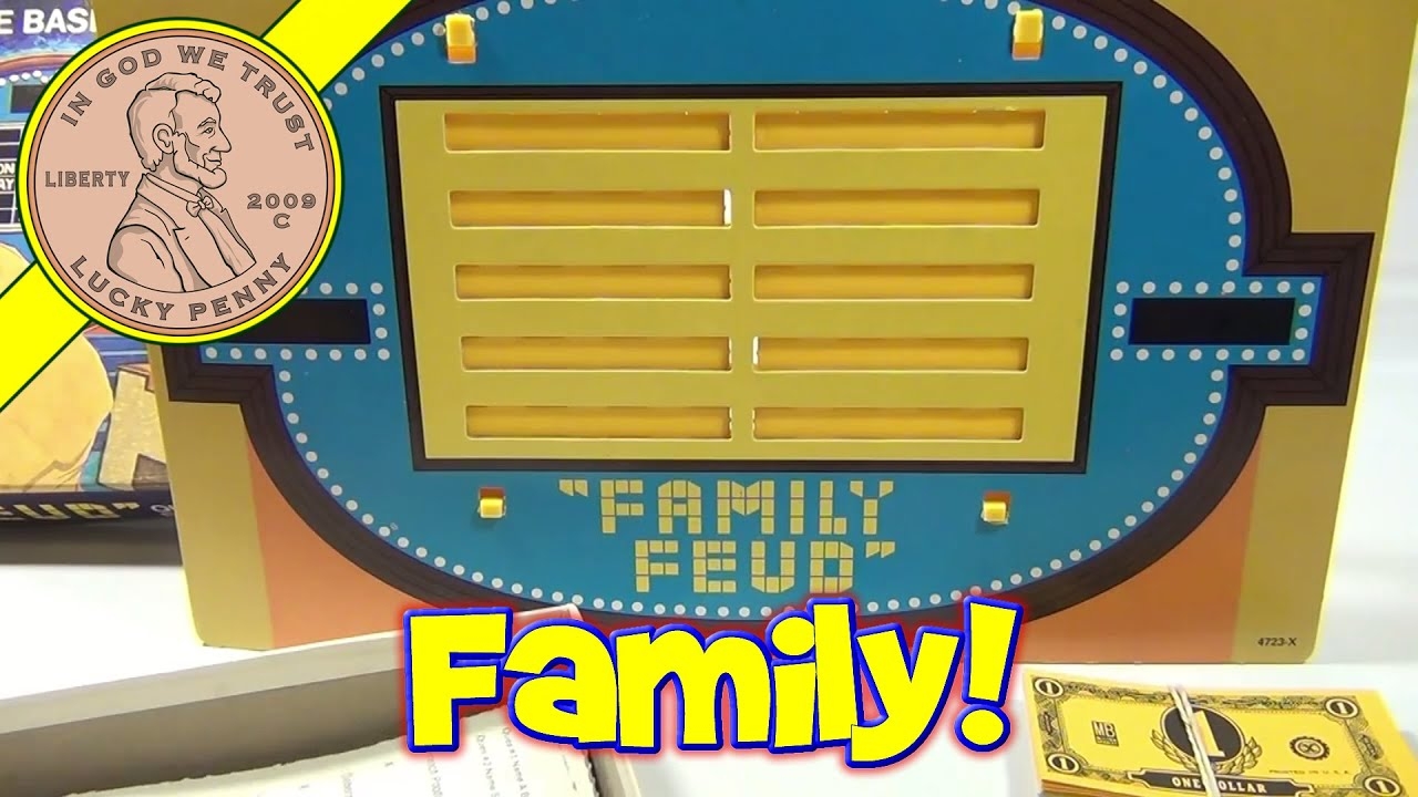 How To Play The Game Family Feud Board Game 4723 1977 Milton Bradley Game Based On T V Show YouTube