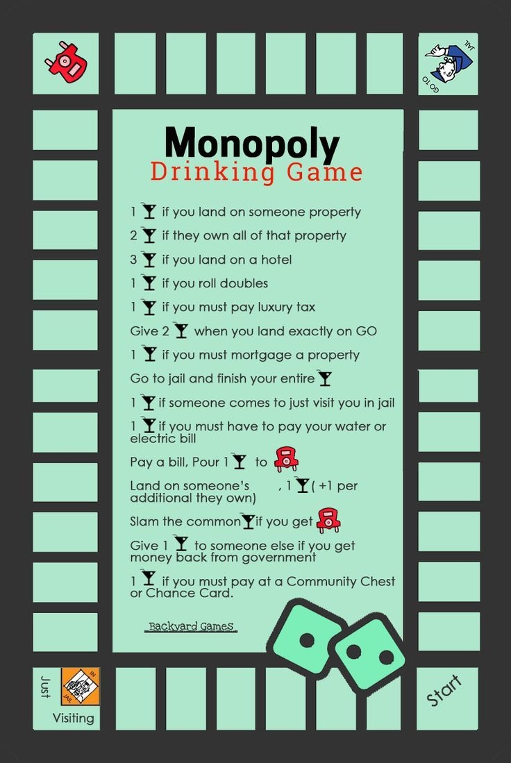 How To Play The Monopoly Drinking Game Rules Beeropoly