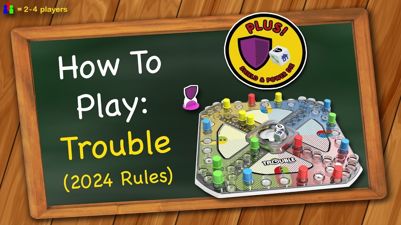 How To Play Trouble 2024 Rules Shield Power Die YouTube