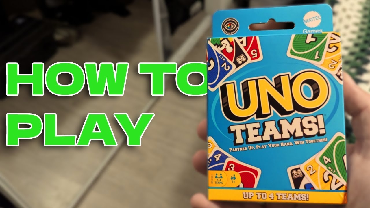How To Play Uno Teams Quick Guide YouTube