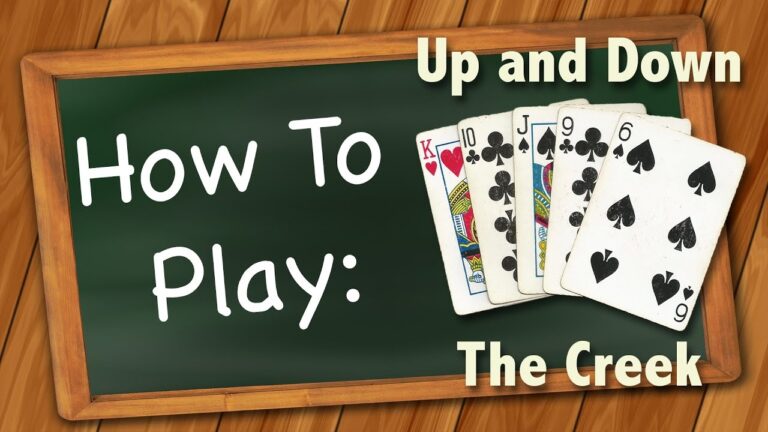 How To Play Up And Down The Creek Card Game YouTube