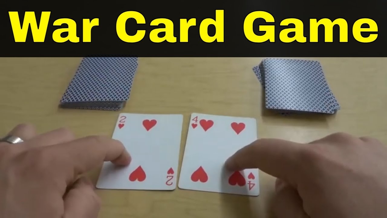 How To Play War Card Game Full Tutorial YouTube