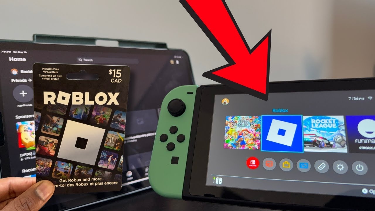 How To Redeem Roblox Gift Card On Nintendo Switch And Ipad YouTube