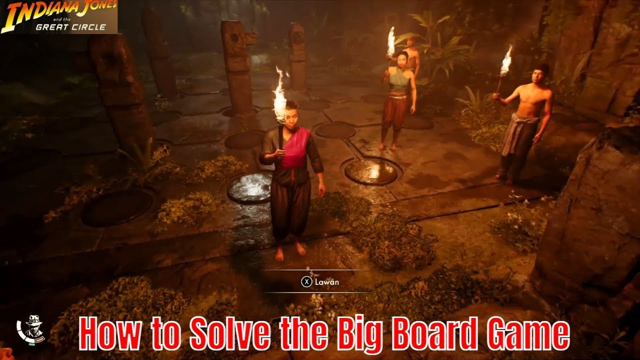 How To Solve The Big Board Game The Blessed Pearl Indiana Jones And The Great Circle YouTube