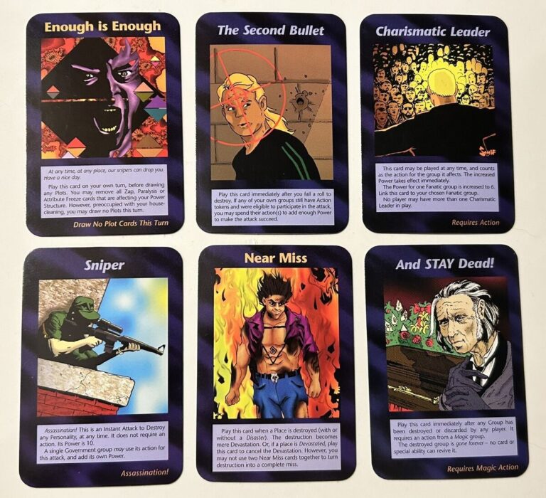 Illuminati Cards Donald Trump Enough Is Enough INWO Lot Game Steve Jackson EBay