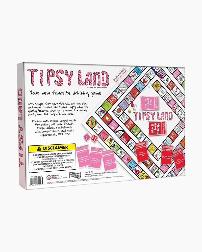 Imagination Games Tipsy Land Adult Board Game The Paper Store