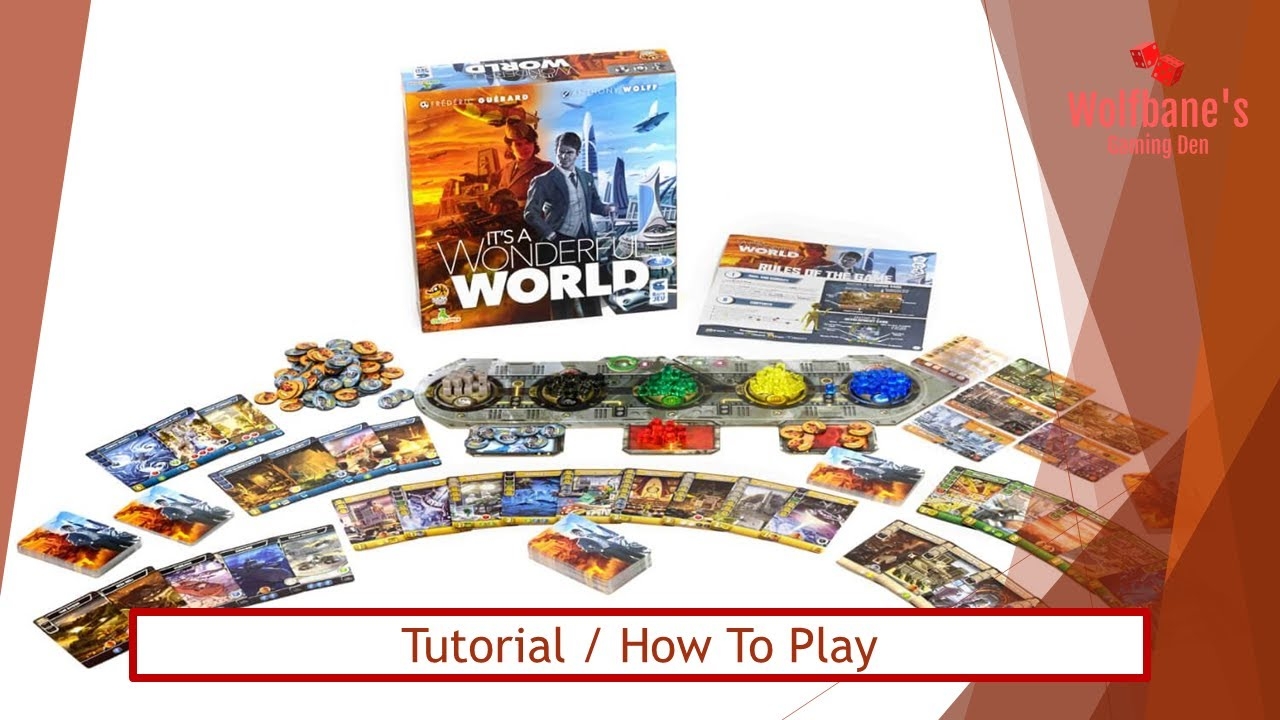 It s A Wonderful World Board Game Tutorial How To Play With Examples YouTube