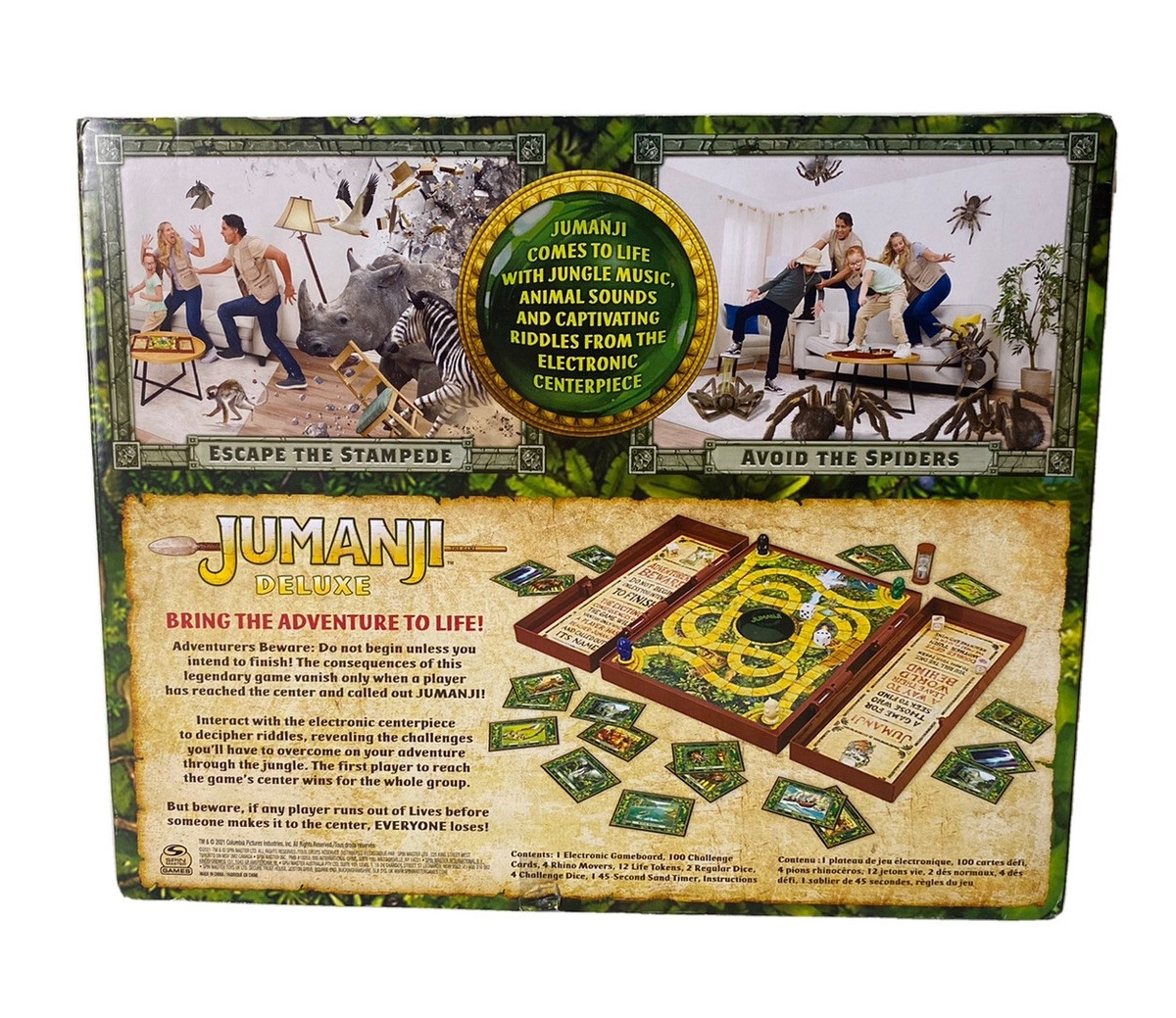 Jumanji Deluxe Board Game Immersive Electronic Version Of The Classic Sep 29 EBay