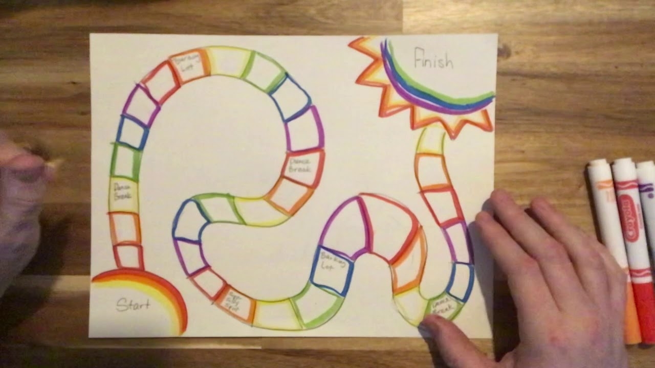Kids Art Challenge Invent A Board Game YouTube