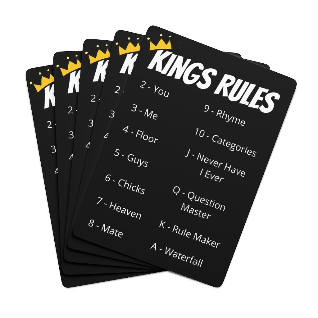 kings card drinking game rules