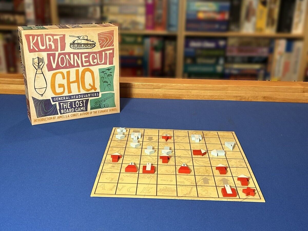 Kurt Vonnegut GHQ General Headquarters Lost Board Game NEW Exclusive Edt EBay