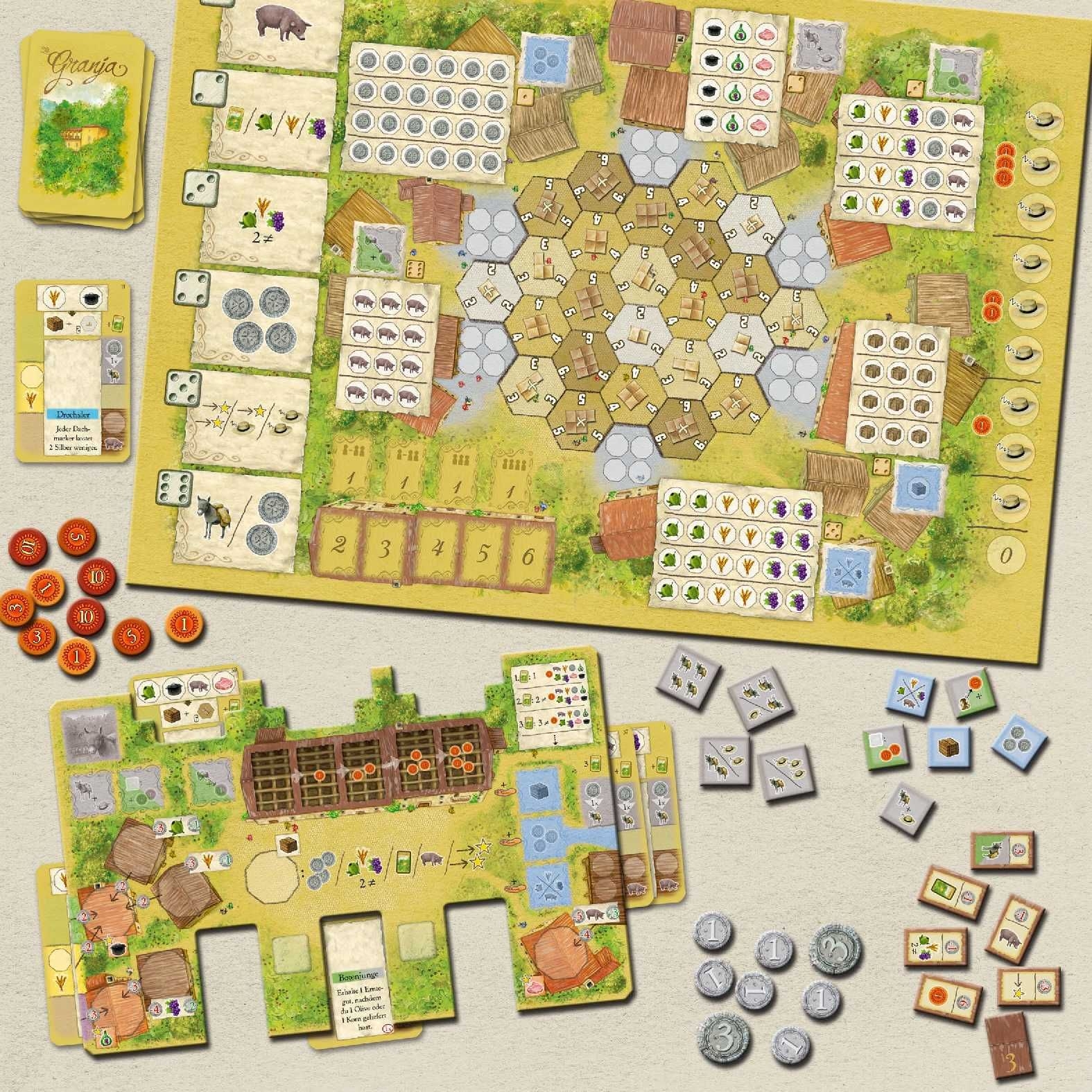La Granja 2nd Edition Boardgamecafe Malaysia Board Card Game Store