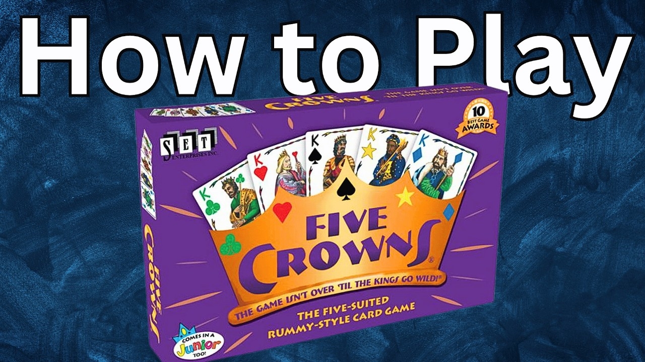Learn The Rules FAST 5 Crowns Card Game Tutorial For Beginners How To Play 5 Crowns YouTube