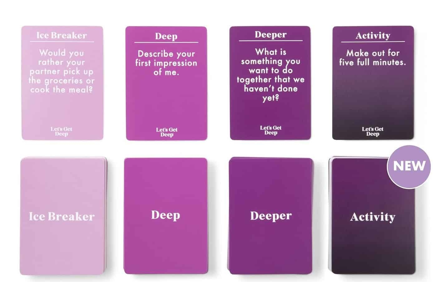 Let s Get Deep Review Questions For Couples EditionCards
