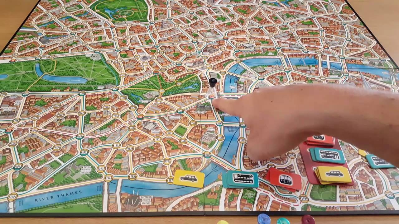 Let s Play Scotland Yard Rules And Review By Hit And Sunk Games YouTube