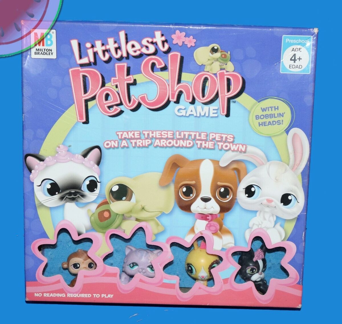 LITTLEST PET SHOP BOARD GAME In Box TRIP AROUND TOWN 4 Bobblin Heads LPS 2005 EBay