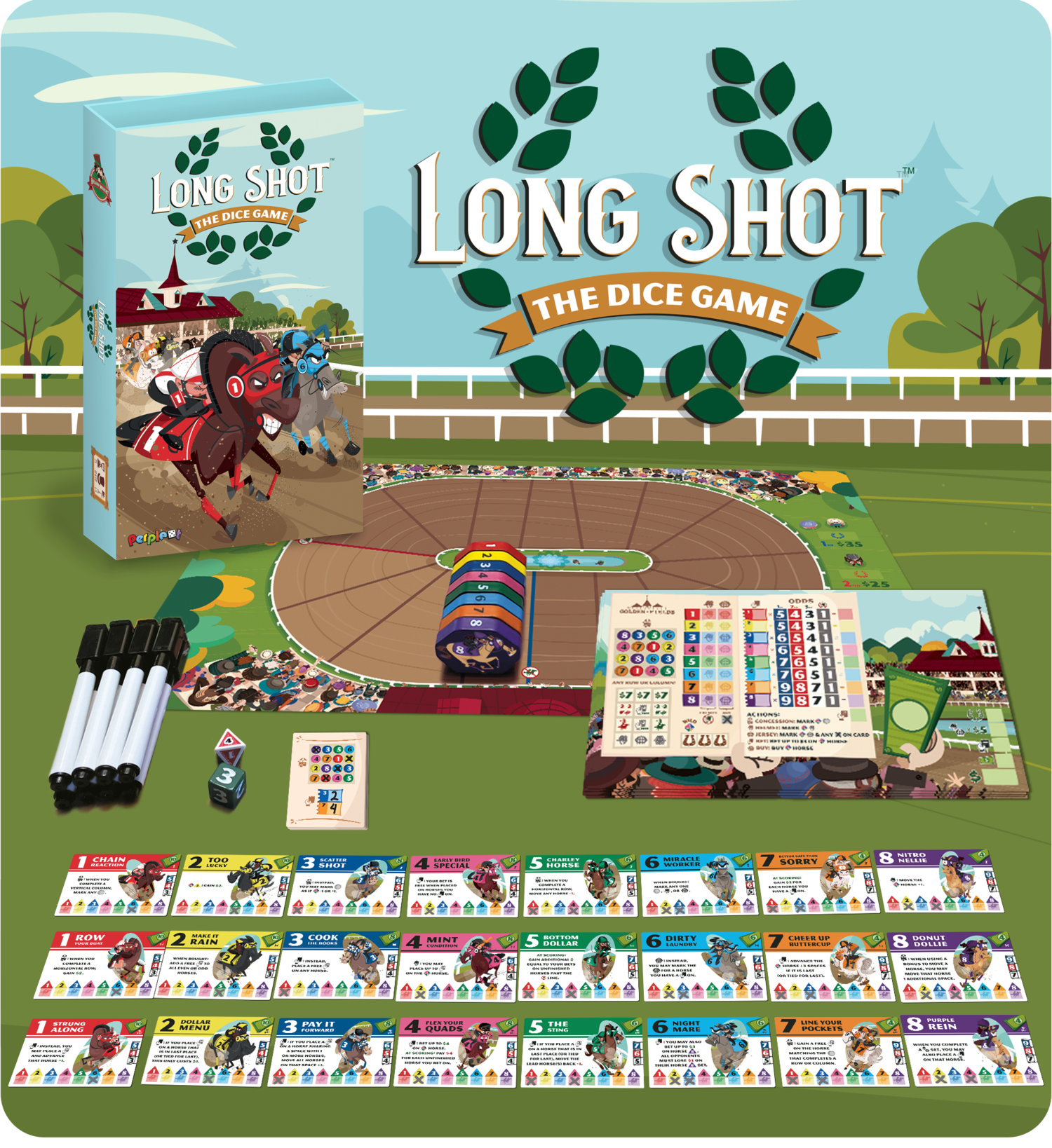 Long Shot The Dice Game The Award winning Horse Racing Game Perplext