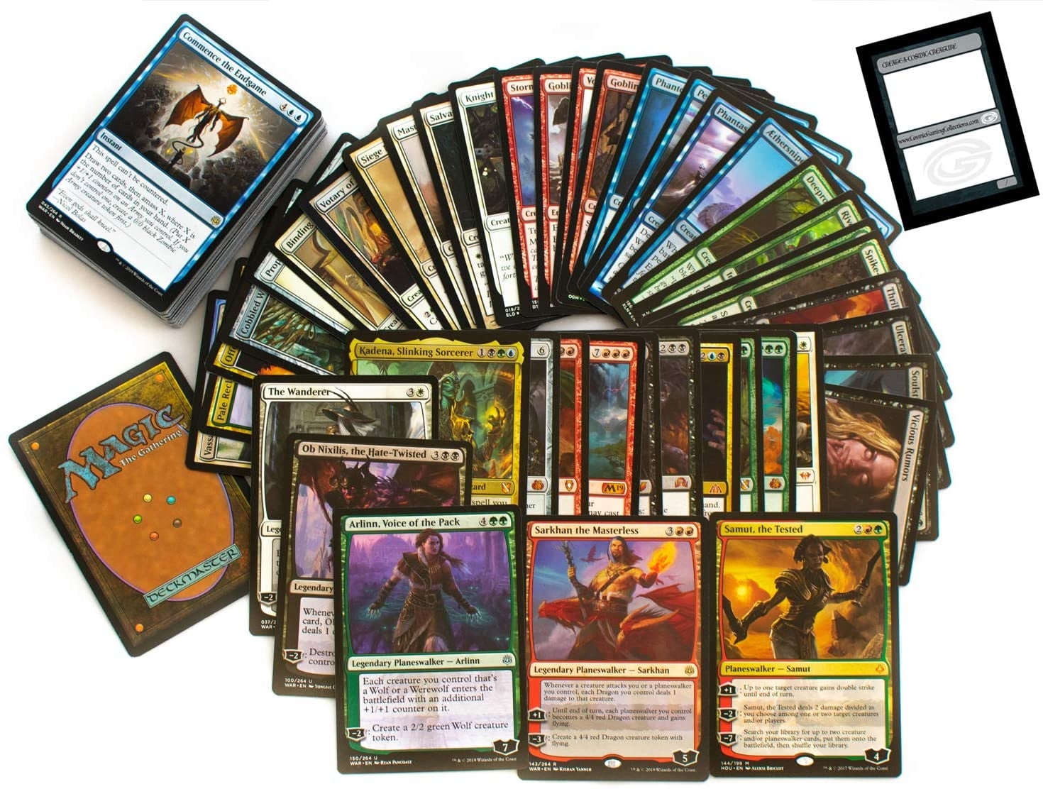 Magic The Gathering 25 Unique Rare Cards Boost Your Decks Walmart