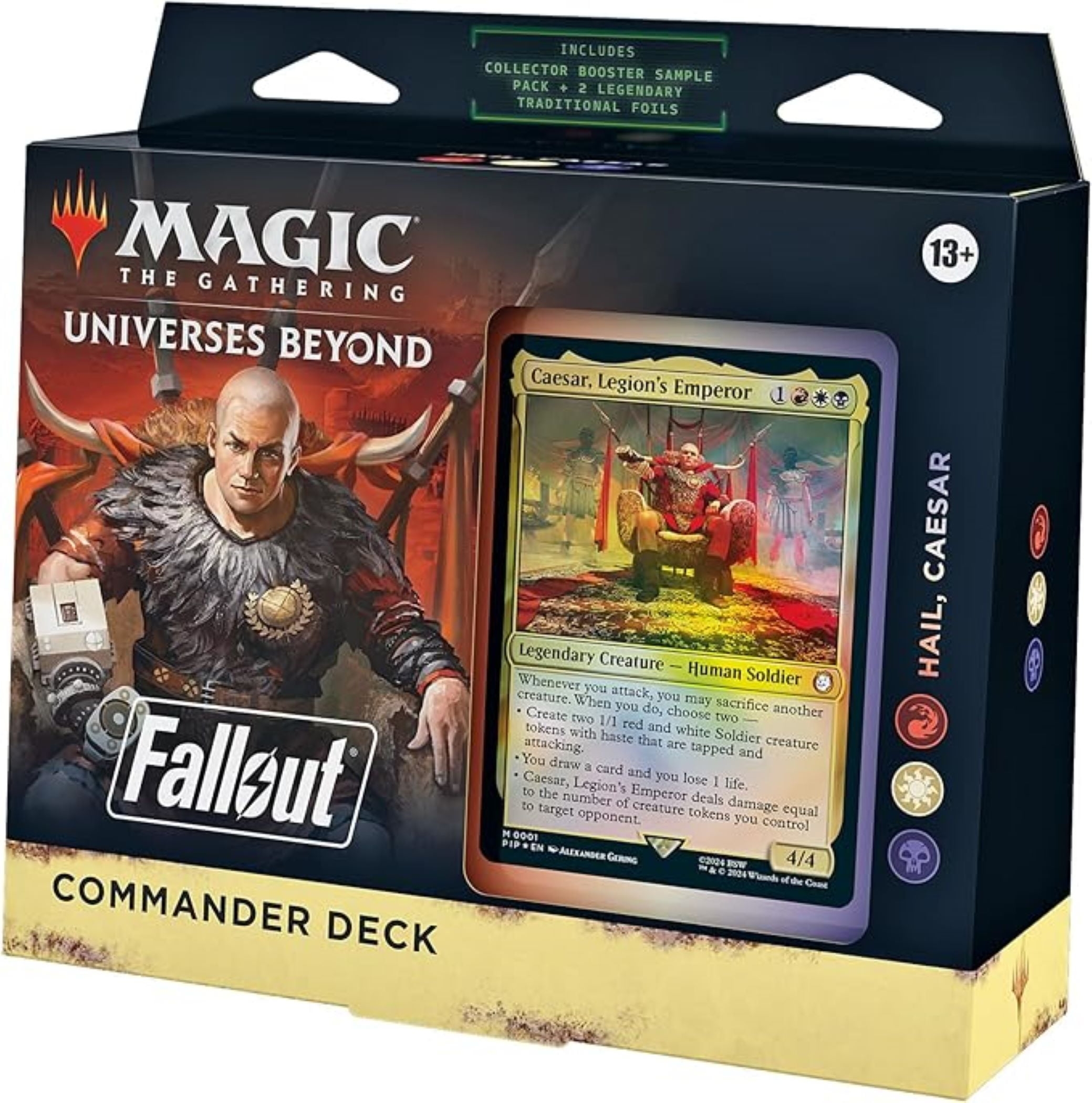 Magic The Gathering Trading Card Games Fallout Commander Deck Hail Caesar Walmart