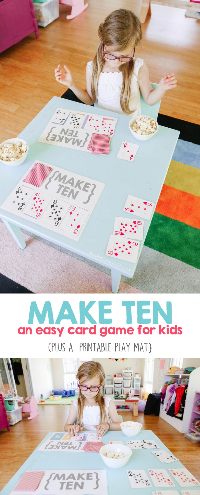 Make Ten an Easy Card Game For Kids Mama Papa Bubba 
