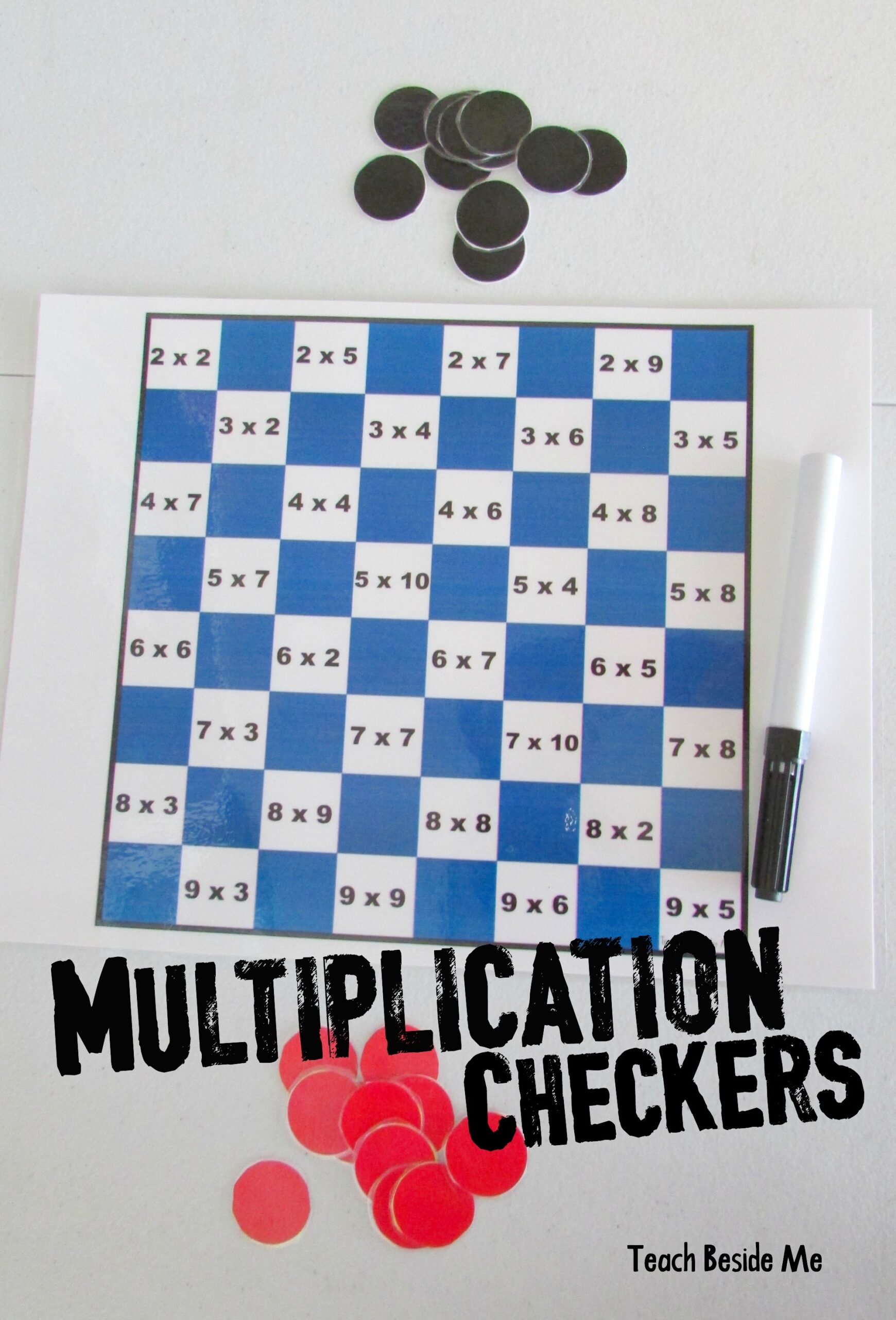 Math Checkers Teach Beside Me