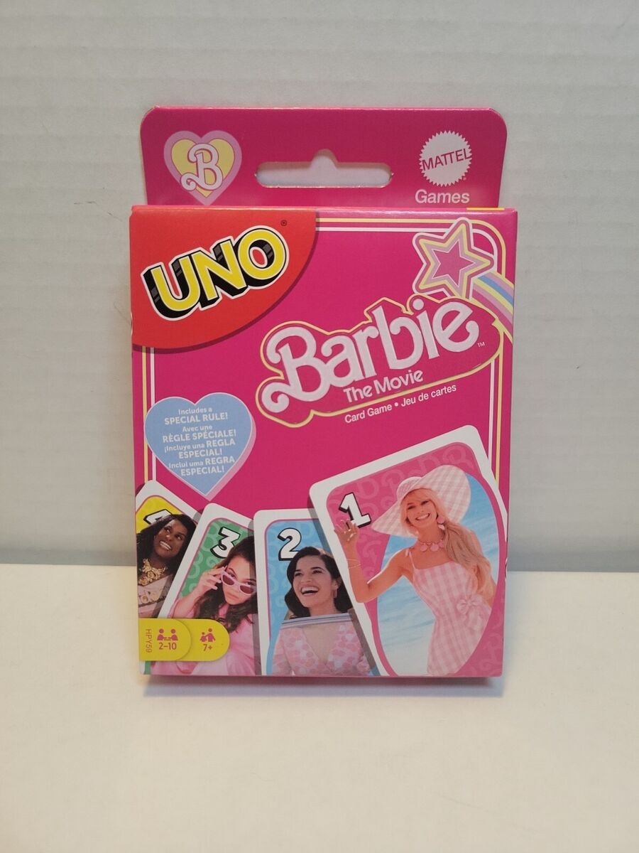 Mattel Games UNO Barbie The Movie Card Game New 2023 Card Game Table Top Game EBay