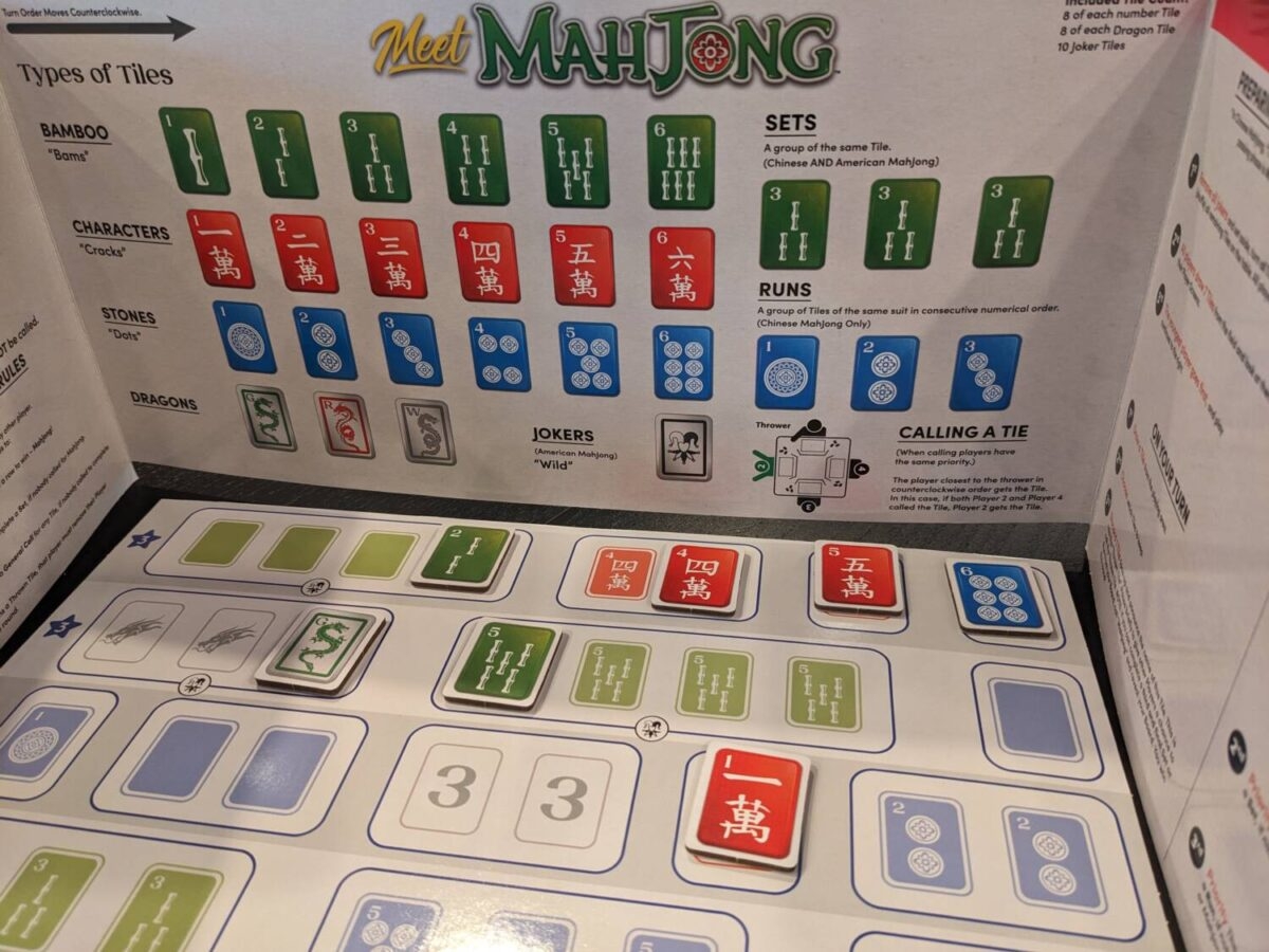 mah jongg card game