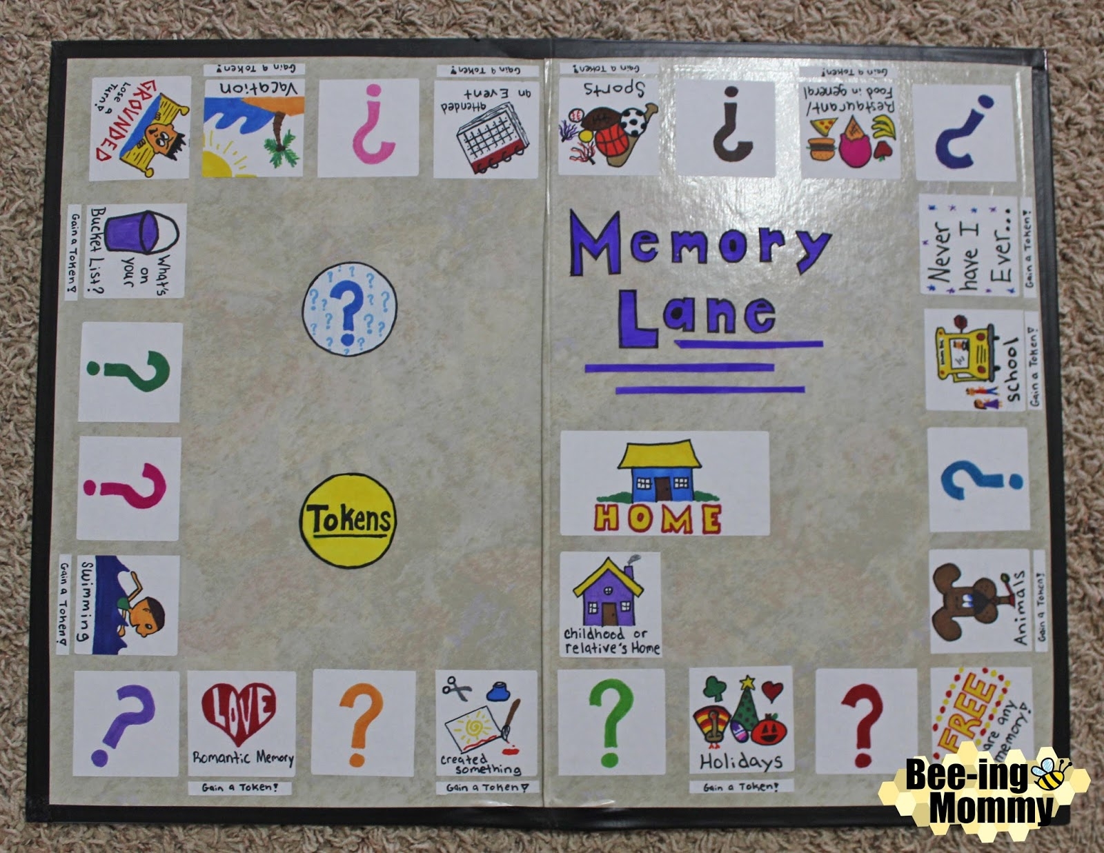 Memory Lane DIY Family Board Game