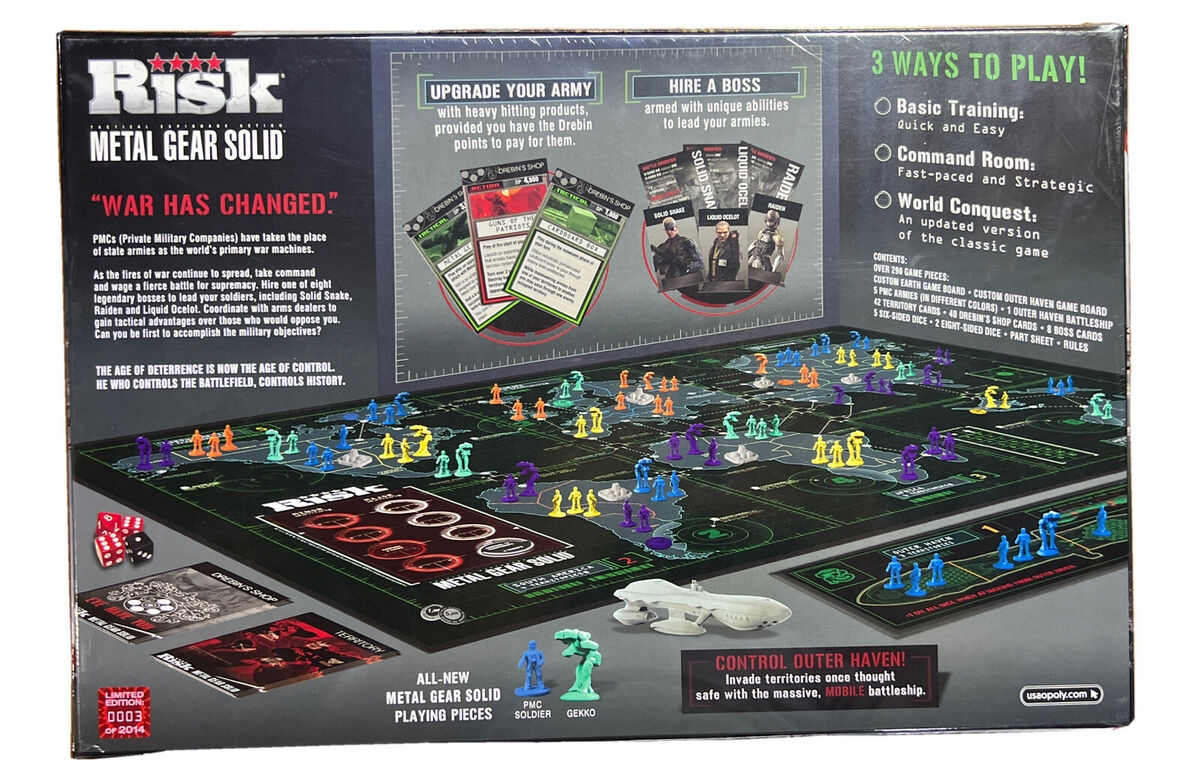metal gear solid board game
