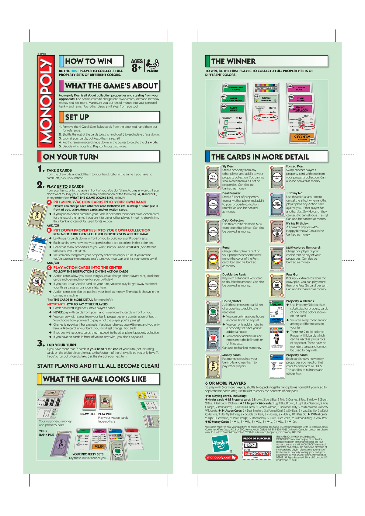 monopoly board game rules pdf