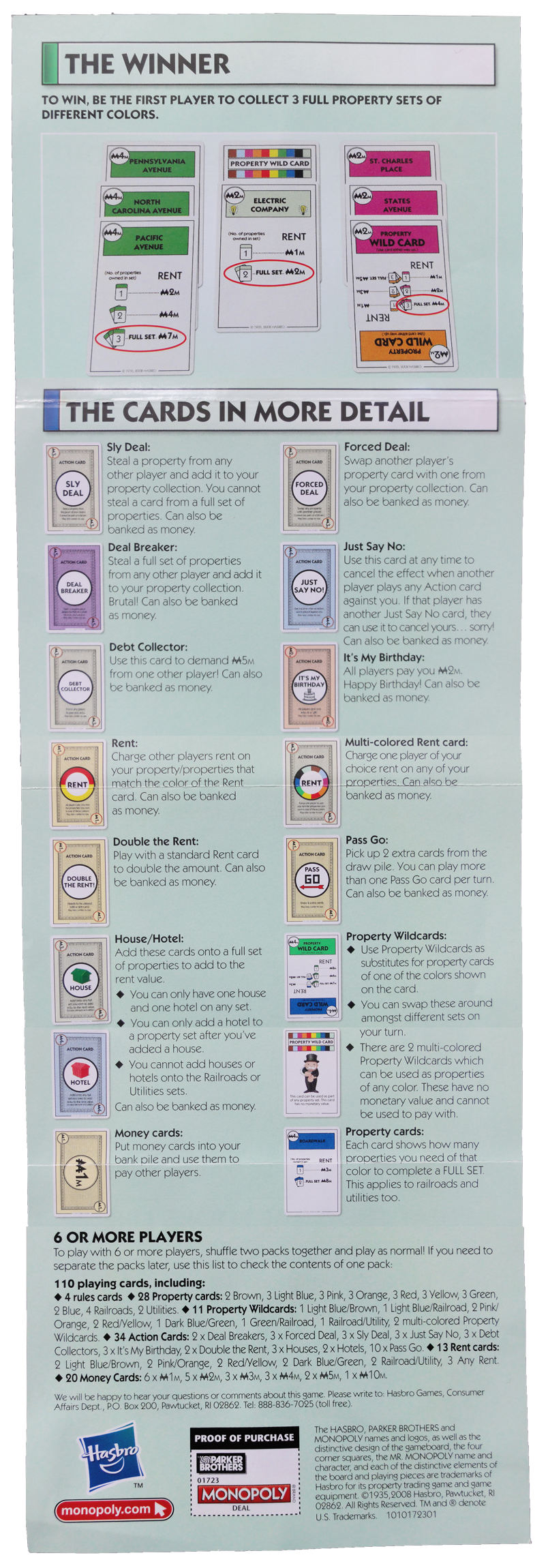 Monopoly Deal Instructions