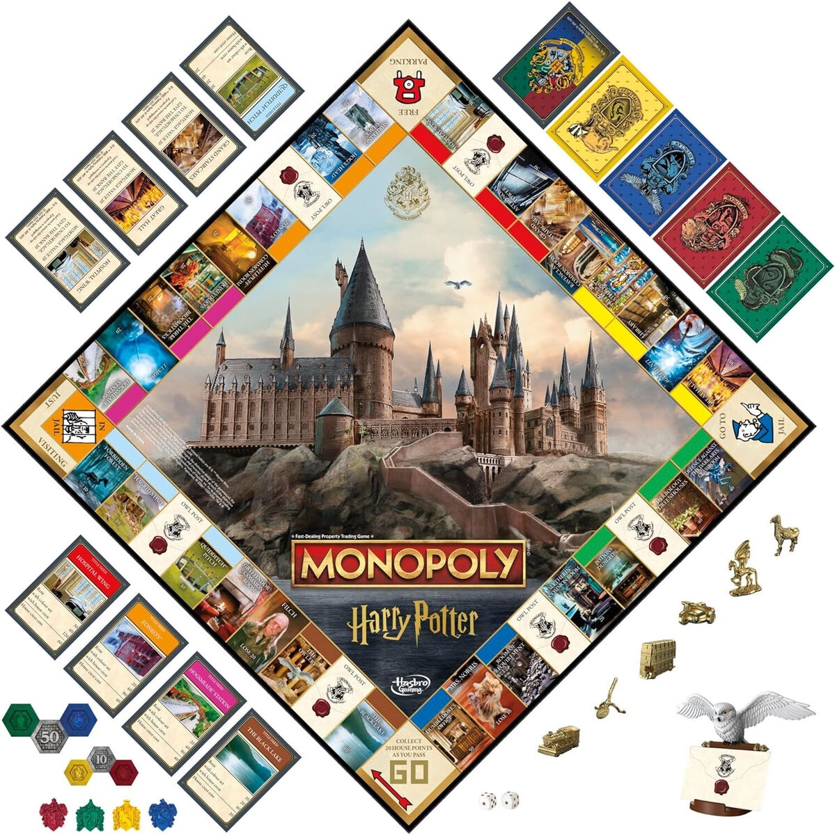 Monopoly Harry Potter Edition Board Game A Magical Adventure At Hogwarts EBay