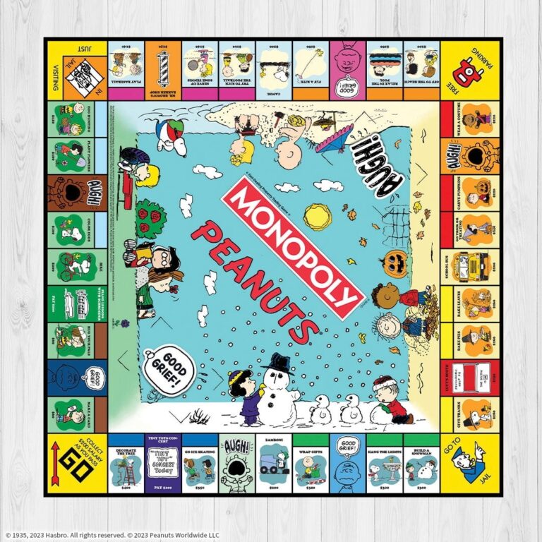 Monopoly Peanuts Collector s Edition Charlie Brown Snoopy Game 6 Tokens Ages 8 Walmart