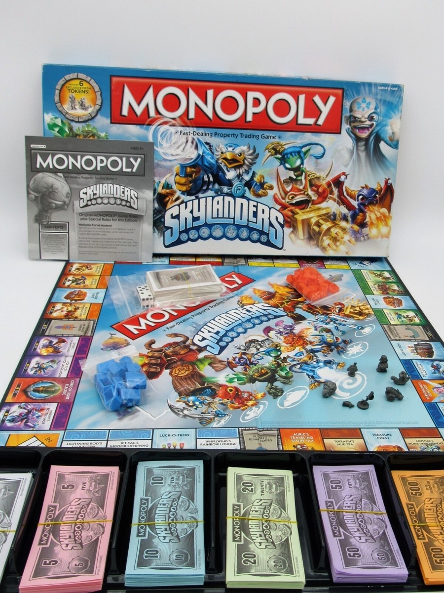 Monopoly Skylanders Edition 2013 Board Game 22 Skylands Locations EBay
