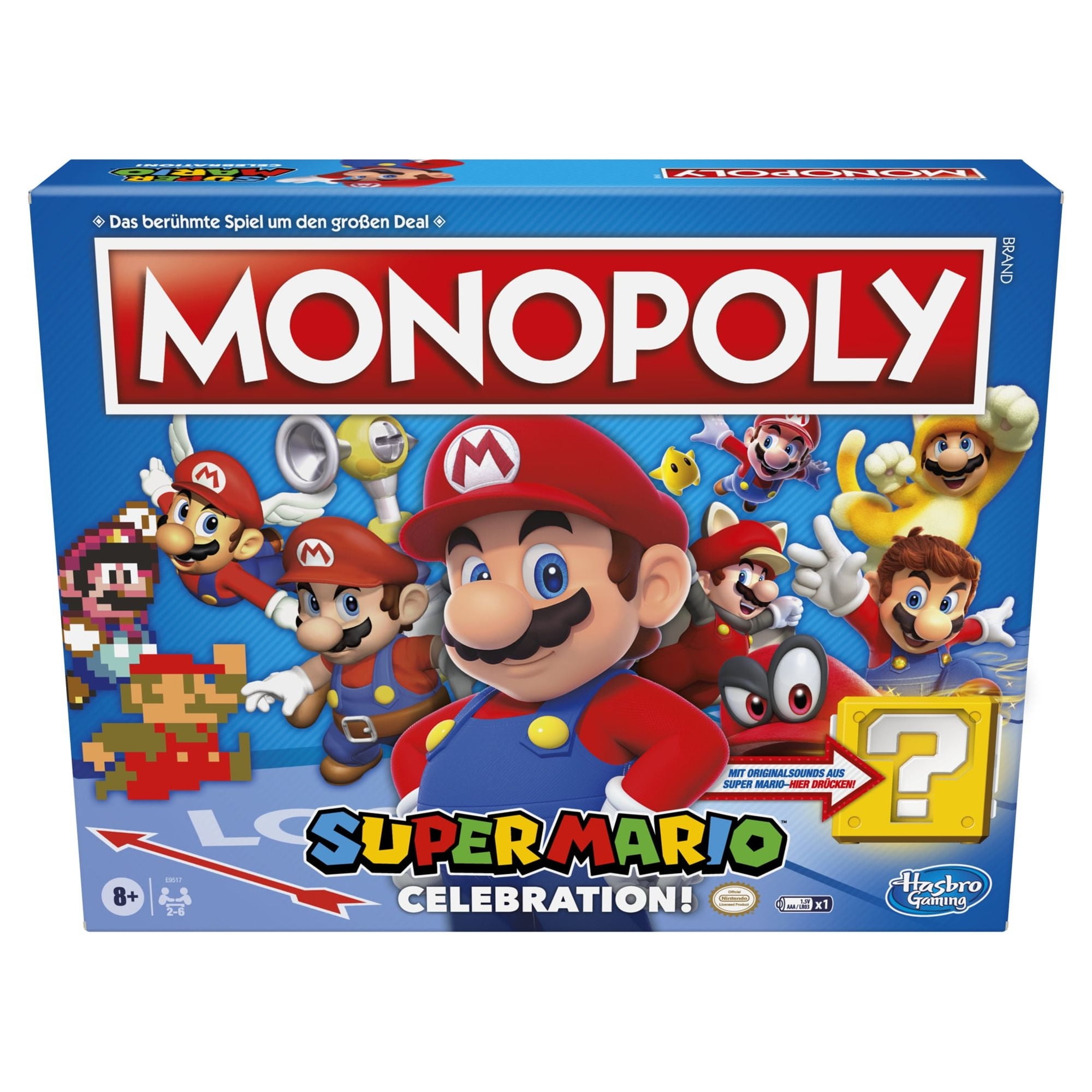 Monopoly Super Mario Celebration Edition Board Game For Gamers Family And Kids Ages 8 And Up 2 6 Players Walmart