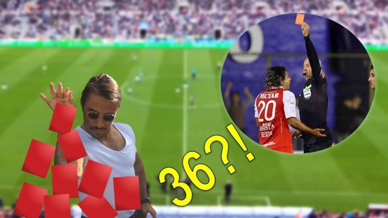 Most Red Cards In Football Game WORLD RECORD YouTube