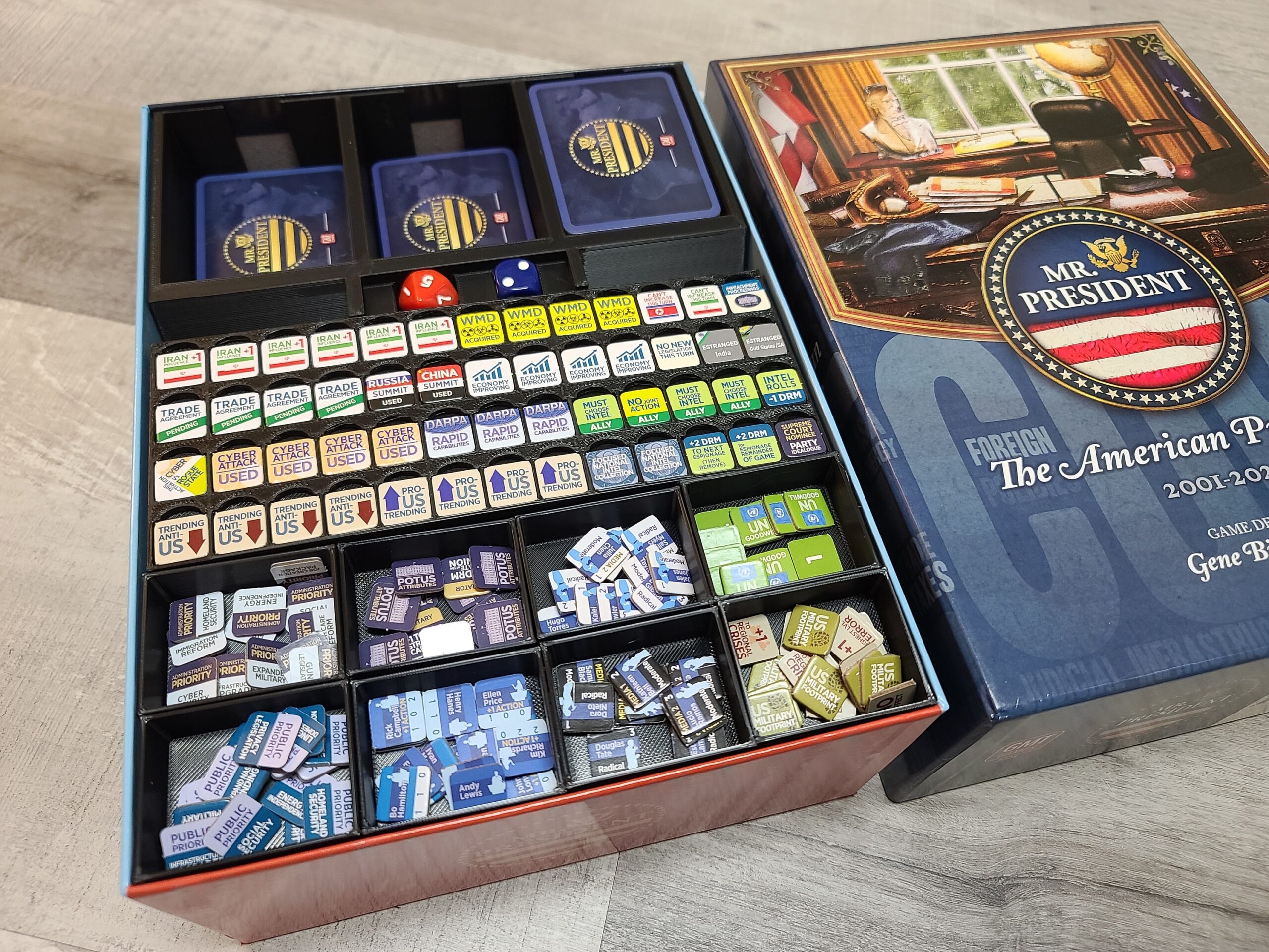 Mr President The American Presidency Insert Box Organizer Etsy