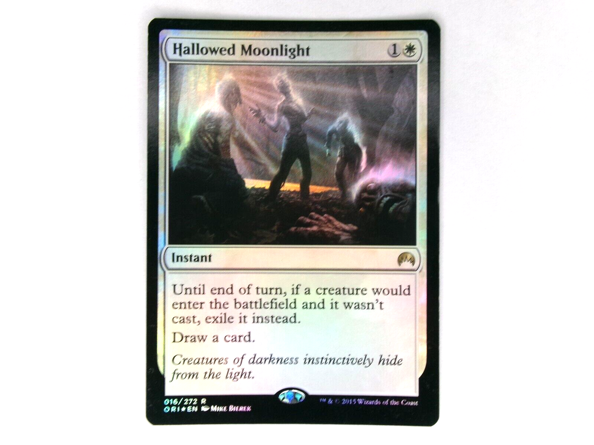 MTG Foil Hallowed Moonlight 016 272 Magic Origins Card Lightly Played EBay