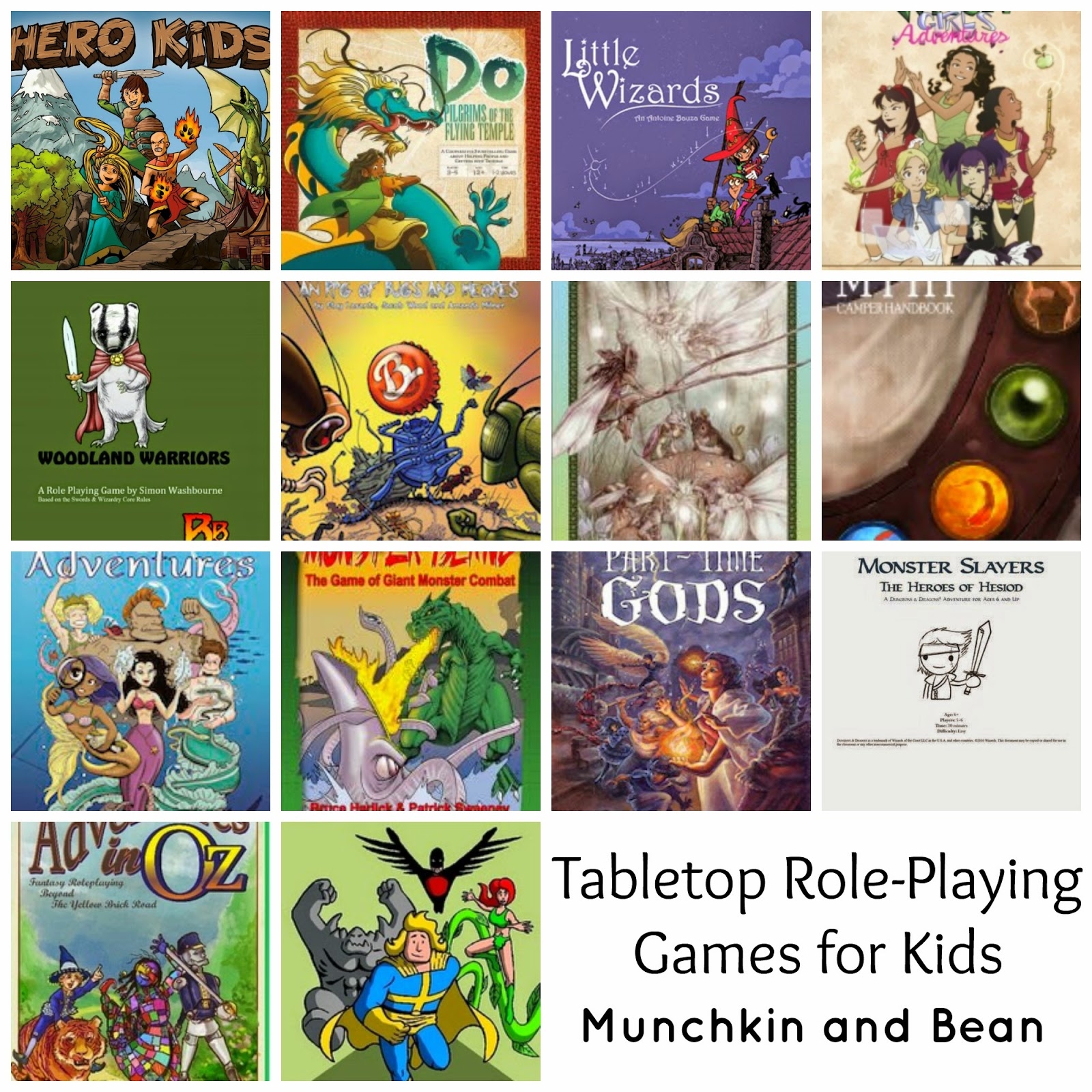 Munchkin And Bean Tabletop Role Playing Games For Kids