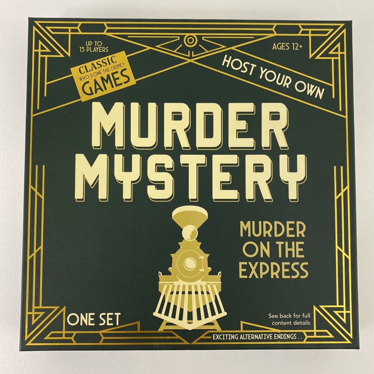 Murder Mystery Board Game Murder On The Express 2022 Ages 12 EBay
