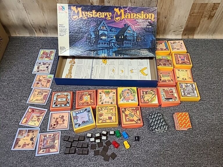 Mystery Mansion Board Game Secret Behind Every Door 4402 1984 Milton Bradley Old EBay