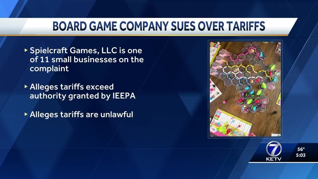 Nebraska Board Game Company Sues Trump Administration Over Tariffs YouTube