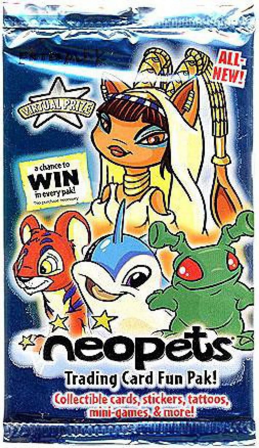 Neopets Fun Paks Trading Card Pack Exciting Collectible Toys For Fans Walmart