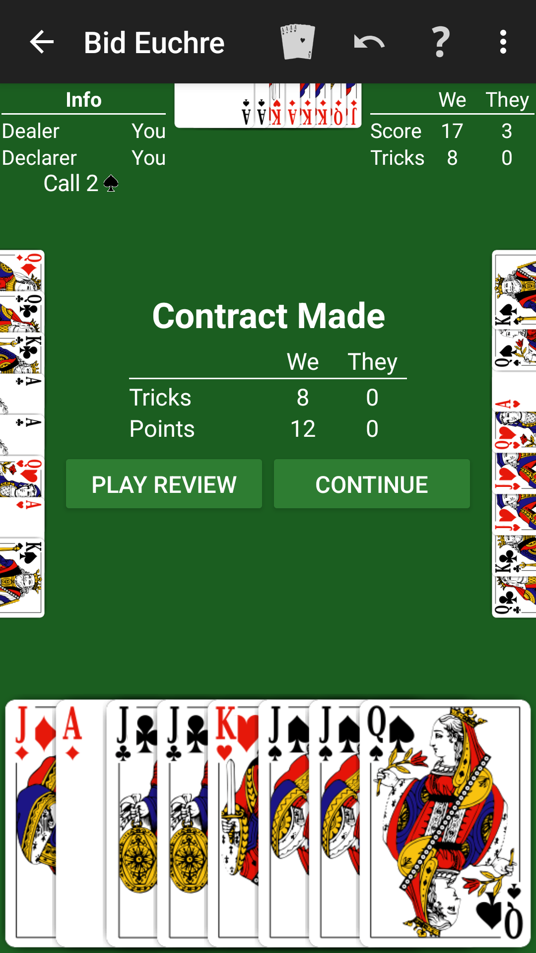 NeuralPlay Bid Euchre